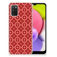 Samsung Galaxy A03S TPU bumper Batik Rood - thumbnail