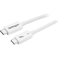 StarTech.com TBLT34MM50CW 0.5m 40Gbit/s Wit Thunderbolt-kabel