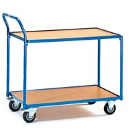 Fetra Hauptartikel 2740 Tafelwagen Staal Poedercoating Laadvermogen (max.): 250 kg Stralend blauw (RAL 5007) - thumbnail