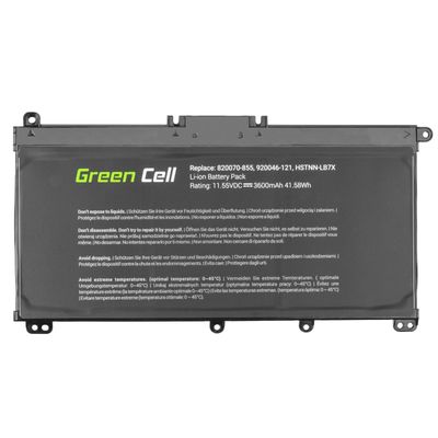 Green Cell HSTNN-LB7L GC-HP145 Laptopaccu 11.55 V 3400 mAh HP