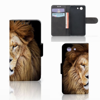 Sony Xperia Z3 Compact Telefoonhoesje met Pasjes Leeuw