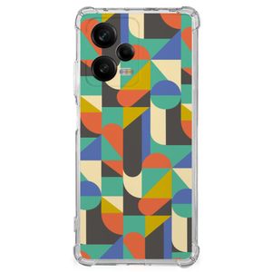 Xiaomi Redmi Note 12 Pro Doorzichtige Silicone Hoesje Funky Retro