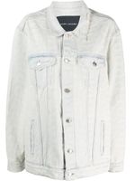 Marc Jacobs veste en jean à motif monogrammé - Bleu - thumbnail