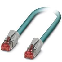 Phoenix Contact 1408950 RJ45 Netwerkkabel, patchkabel S/FTP 1.00 m Blauw 1 stuk(s)