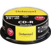 Intenso 1801124 CD-R 80 disc 700 MB 25 stuk(s) Spindel Bedrukbaar