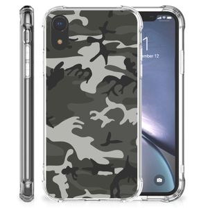 Apple iPhone Xr Doorzichtige Silicone Hoesje Army Light