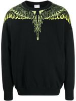 Marcelo Burlon County of Milan pull en maille à motif intarsia - Noir