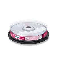 Philips DVD-R blanco (4,7 GB data/120 minuten video, 16x high-speed opname, 10 spindel)