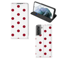 Samsung Galaxy S21 FE Flip Style Cover Cherries - thumbnail