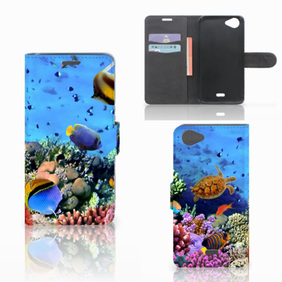 Wiko Rainbow Jam Telefoonhoesje met Pasjes Vissen