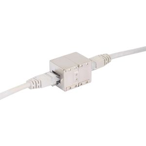 Renkforce RJ45 Netwerk Adapter CAT 6 [1x RJ45-bus - 1x RJ45-bus] Metaal