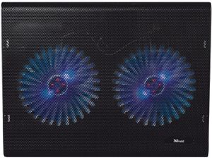 Trust 20104 notebook cooling pad 43,9 cm (17.3") Zwart