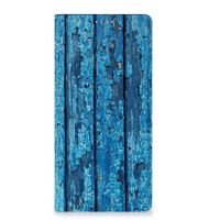 OPPO Reno8 T 5G Book Wallet Case Wood Blue - thumbnail