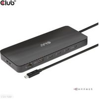 CLUB3D Thunderbolt 4 Certified 11-in-1 Docking Station - thumbnail