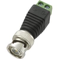 TRU COMPONENTS LT-BNC-DC BNC-connector Stekker, recht 50 Ω 1 stuk(s)