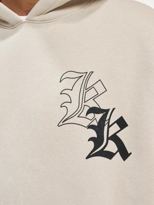 Karl Kani / Hoody Woven Signature Washed Print in beige