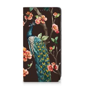 Samsung Galaxy A52 Hoesje maken Pauw met Bloemen