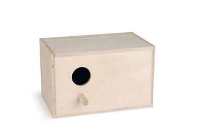 Broedkastje gat links - vogelnest - hout - 24,5x15,5x16 cm Broedkastje gat links - vogelnest - hout - 24,5x15,5x16 cm
