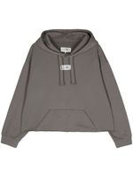 MM6 Maison Margiela hoodie à coutures apparentes - Gris - thumbnail