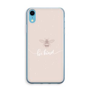 Be(e) kind: iPhone XR Transparant Hoesje