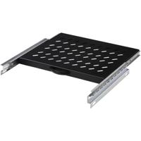 Digitus DN-19 TRAY-2-600-SW 19 inch Apparaatbodem voor patchkast 1 HE Uittrekbaar Geschikt voor kastdiepte: 600 mm Zwart