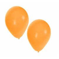 Zakje met 50 oranje feest ballonnen   - - thumbnail