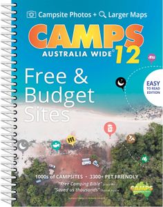 Campergids Camps 12 Free Camping Guide Easy to Read with Photos Spiral