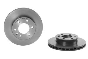 Remschijf COATED DISC LINE BREMBO, Remschijftype: Binnen geventileerd, u.a. für Mercedes-Benz, VW