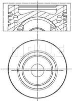 Zuiger MAHLE, u.a. für Audi, VW, Skoda, Seat