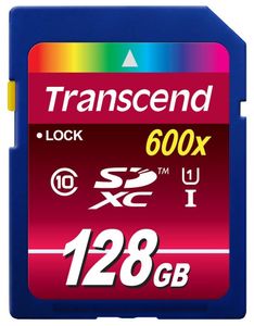 Transcend TS128GSDXC10U1 flashgeheugen 128 GB SDXC MLC Klasse 10