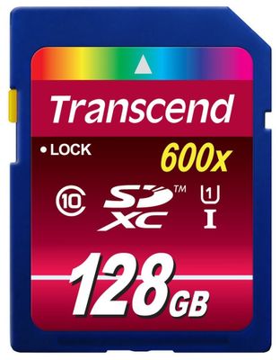 Transcend TS128GSDXC10U1 flashgeheugen 128 GB SDXC MLC Klasse 10