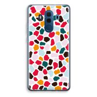 Colored Giraffe: Huawei Mate 10 Pro Transparant Hoesje - thumbnail