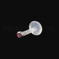 Labret 1.6 mm flexibel roze