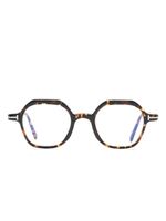 TOM FORD Eyewear lunettes de vue géométriques TF5900B - Marron