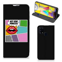 Samsung Galaxy M31 Hippe Standcase Popart Princess - thumbnail