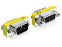 DeLOCK 65250 kabeladapter/verloopstukje VGA (D-Sub) Zwart, Zilver, Geel
