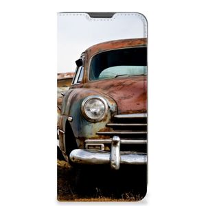 Motorola Moto G22 Stand Case Vintage Auto