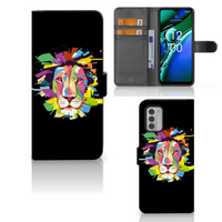 Nokia G42 Leuk Hoesje Lion Color - thumbnail