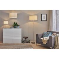 Paulmann Tessa 70923 Tafellamp LED E14 40 W Crème, IJzer (geborsteld) - thumbnail