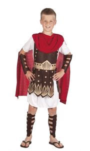 Boland Gladiator Kostuum Junior 7 9 jaar Rood/Bruin maat 128/140