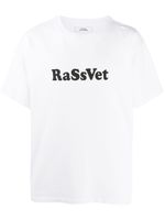 RASSVET t-shirt ample à logo imprimé - Blanc