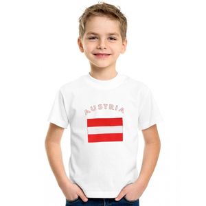 Wit kinder t-shirt Oostenrijk