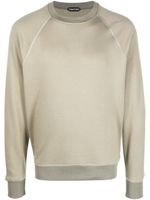 TOM FORD sweat en coton à col rond - Vert