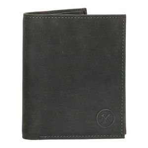 Hide en Stitches Hoge Billfold RFID Idaho Zwart