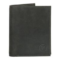 Hide en Stitches Hoge Billfold RFID Idaho Zwart