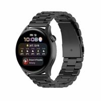 By Qubix - Stalen schakelband - Zwart - Compatible met Xiaomi Redmi Watch 5 Active/Redmi Watch 5 Lite - Compatible Xiaomi bandje