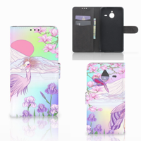 Microsoft Lumia 640 XL Telefoonhoesje met Pasjes Bird