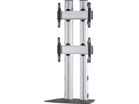 VCM Morgenthaler FLAT-E-(2X1) 2x1 Videowall standvoet 106,7 cm (42) - 139,7 cm (55) In hoogte verstelbaar, Kantelbaar