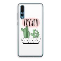 I love cacti: Huawei P20 Pro Transparant Hoesje - thumbnail