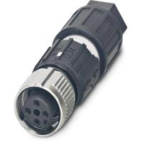 Phoenix Contact 1521588 Sensor/actuator connector, niet geassembleerd M12 Aantal polen (sensoren): 4 Bus, recht 1 stuk(s) - thumbnail